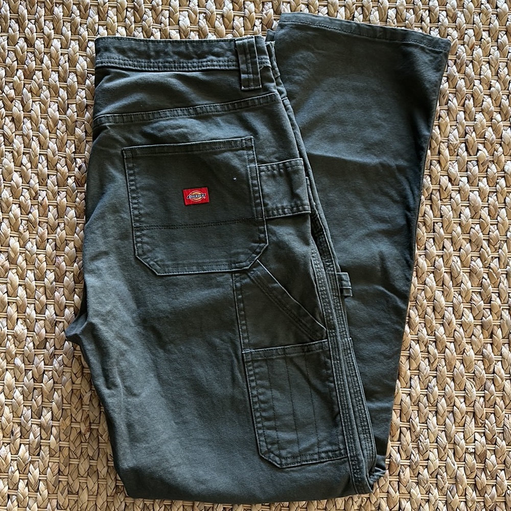 Dickies Double Knee Pants Green Women’s Size 8